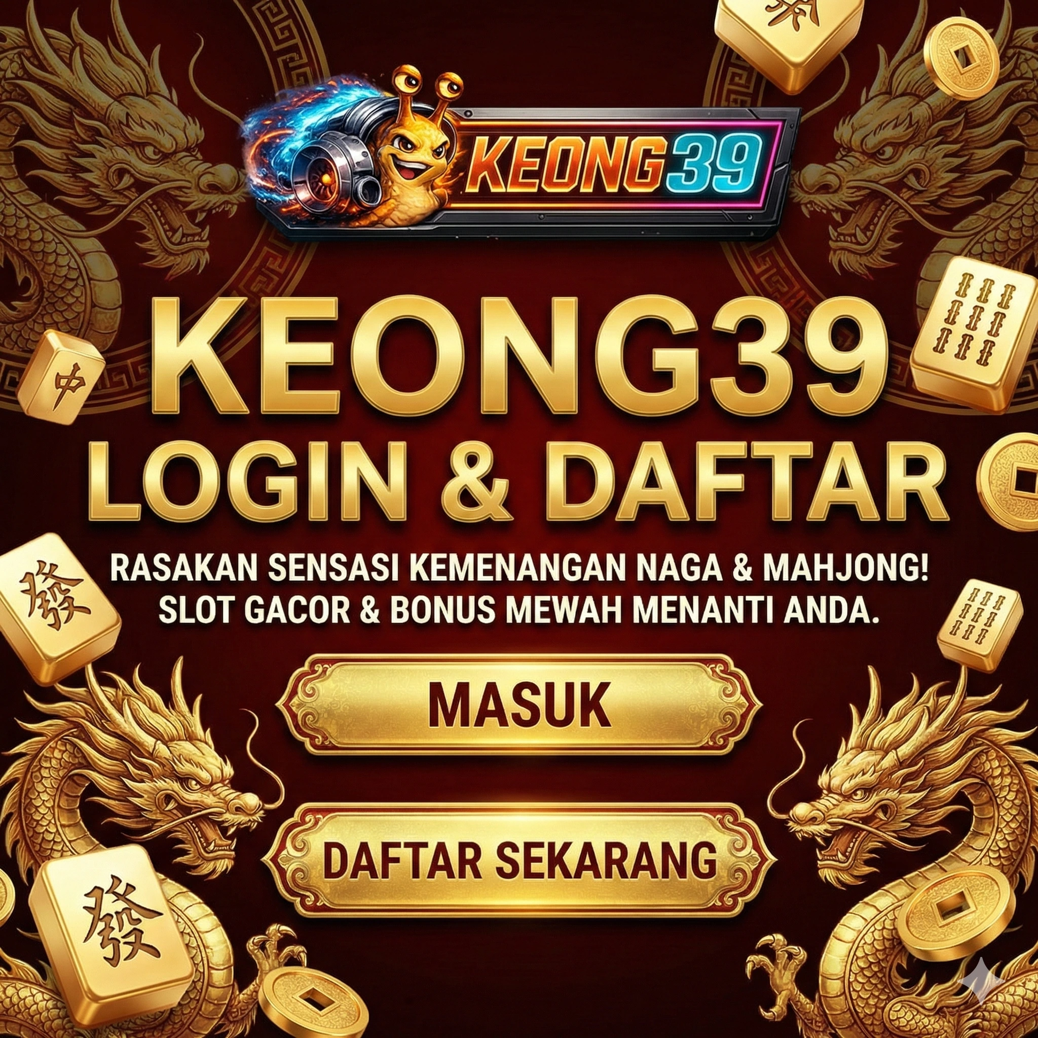 KEONG39 : Bonus 100% Member Baru & Freebet Aktif Login Situs Terpercaya